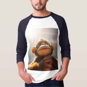 Leuke aap t-shirt