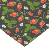 Leuke aardbei keuken decor korte tafelloper (Hoek)