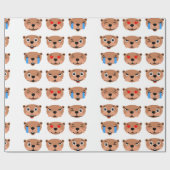 leuke aardgans dag , leuke emoji kawaii cadeaupapier (Vlak)