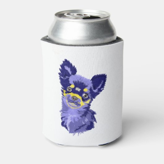 Leuke Abstracte Chihuahua Cooler (Blikje Achterkant)