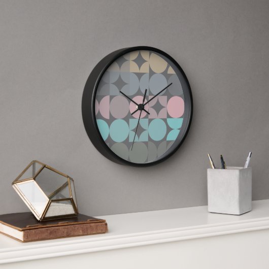 Leuke Abstracte Circles Squares Popart Pattern (Kantoor)