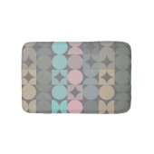 Leuke Abstracte Circles Squares Popart Pattern Badmat (Voorkant)