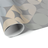 Leuke Abstracte Circles Squares Popart Pattern Cadeaupapier (Rol Hoek)