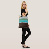 Leuke abstracte design Canvas tas (Op model)