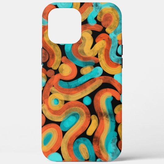 Leuke, abstracte, kleurrijke telefoonhoes Case-Mate iPhone case (Achterkant)