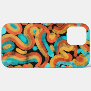 Leuke, abstracte, kleurrijke telefoonhoes iPhone 12 pro max hoesje