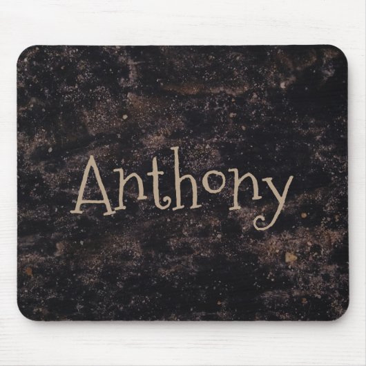 Leuke Abstracte zwart en bruin Muismat (Voorkant)