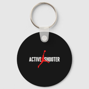 Leuke Actieve Schutter Basketbal Liefhebbers sarca Sleutelhanger