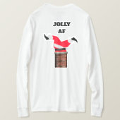 Leuke AF Basic T-Shirt (Design achterkant)