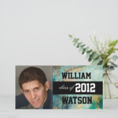 Leuke afstudeeraankondiging aankondiging (Staand voorkant)