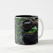 Leuke AI Fantasy Frog met bril Creature Mok (Voorkant rechts)