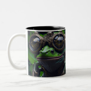 Leuke AI Fantasy Frog met bril Creature Mok