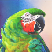 Leuke AI Gegenereerde Papegaai Sticker (Voorkant)