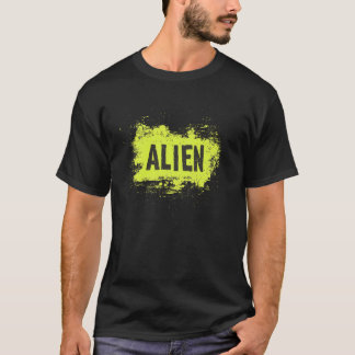 Leuke Alien Verklaring voor een Futuristische Aans T-shirt