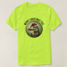 Leuke Alligator in Santa Hat T-shirt