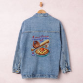Leuke Amerikaan als honkbal en appeltaart Denim Jacket (Hangar)