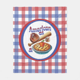 Leuke Amerikaan als honkbal en appeltaart Fleece Deken