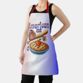 Leuke Amerikaan als honkbal en appeltaart Schort (Insitu)