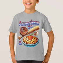 Leuke Amerikaan als honkbal en appeltaart