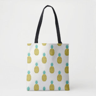 Leuke  ananas naadloze illustratie. draagtas