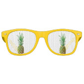 Leuke ananas Piña 4Helen Retro Zonnebril (Voorkant)