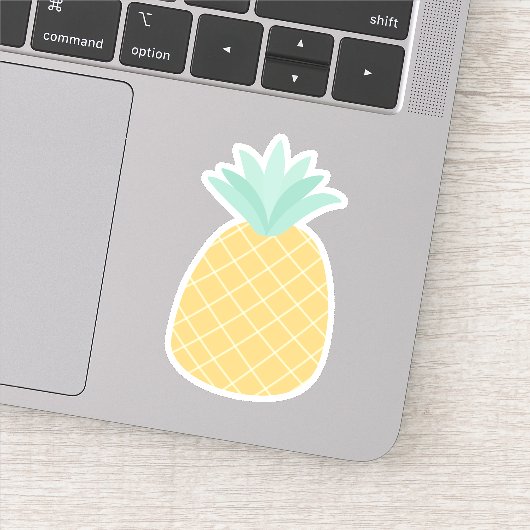Leuke Ananas - Tropisch Sticker (Detail)