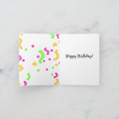 Leuke Animal Thema Verjaardag Kaart (Binnen)