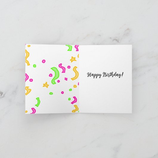 Leuke Animal Thema Verjaardag Kaart (Binnen)