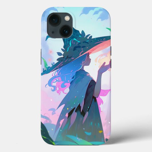 Leuke anime heks meisje fantasy kunst Case-Mate iPhone case (Achterkant)