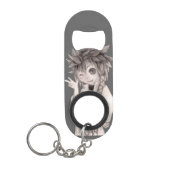 Leuke anime man, originele tekening mini flessenopener (Voorkant)