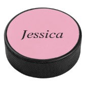 Leuke Anjer Roze Hockey Puck (3/4)