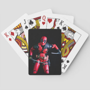Leuke anti-held Speelgoed fotografie Pokerkaarten