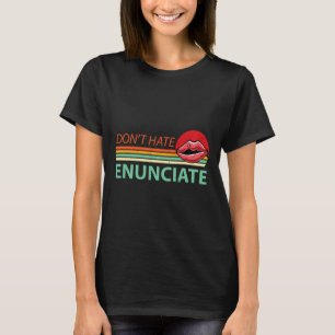 Leuke ASL Gebarentaal Lip Lezen Doof Bewustzijn 2 T-shirt