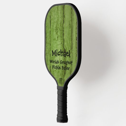 Leuke augurk groen pickleball paddle (Links)