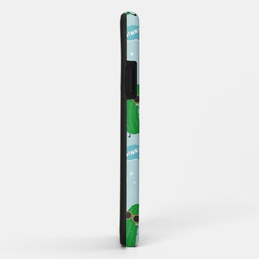 Leuke augurken spelen Pickleball op lichtblauw Case-Mate iPhone Case (Achterkant/rechts)