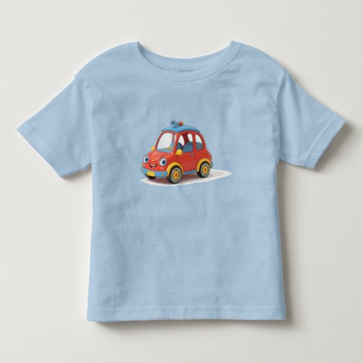 Leuke auto T-shirt (Voorkant)