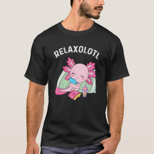Leuke Axolotl Mexicaanse Salamander Relaxolotl 3 T-shirt