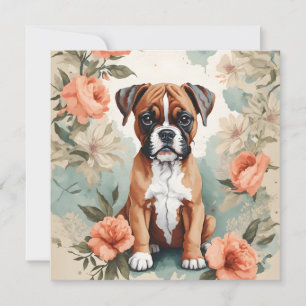Leuke baby dieren Boxerpuppy