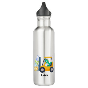 Leuke baby dinosaurus tractor Truck Back 2 School Waterfles