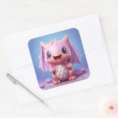 Leuke baby dragon sticker (Envelop)