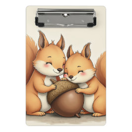 Leuke baby eekhoorn mini klembord