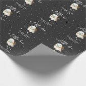 Leuke Baby Ghost Halloween Herfst Baby shower Cadeaupapier (Hoek)