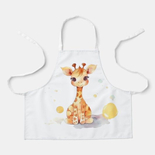 Leuke Baby Giraffe All-Over Print Schort (Voorkant)