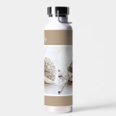Leuke Baby Hedgehog gepersonaliseerd Waterfles (Links)