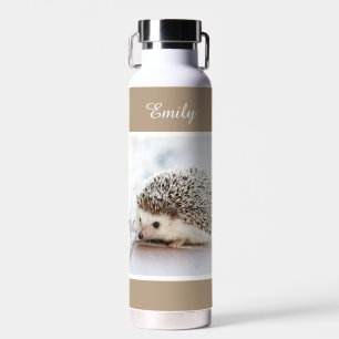 Leuke Baby Hedgehog gepersonaliseerd Waterfles