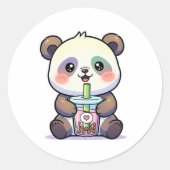Leuke baby panda sticker (Voorkant)