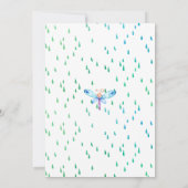 Leuke Baby Sprinkle Shower Kaart (Achterkant)