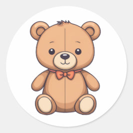 Leuke baby teddybeer artline sticker