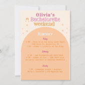 Leuke Bachelorette Weekend Uitnodiging voor de rou (Voorkant)