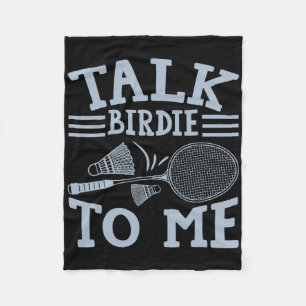 Leuke Badminton Speler Match Game Joke 2 Fleece Deken